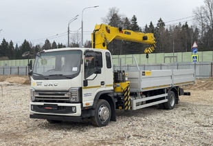 JAC N120L КМУ HYVA HST6.3 E3 (6т) БОРТ 6,3×2,54×0,6м